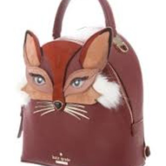 NWT 🦊 Kate Spade So Foxy Fox Binx Backpack - Picture 14 of 14